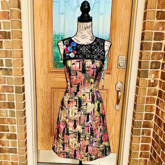 NWT! Nicole Miller Beaded Sheath Dress 2 - Picture 7 of 7